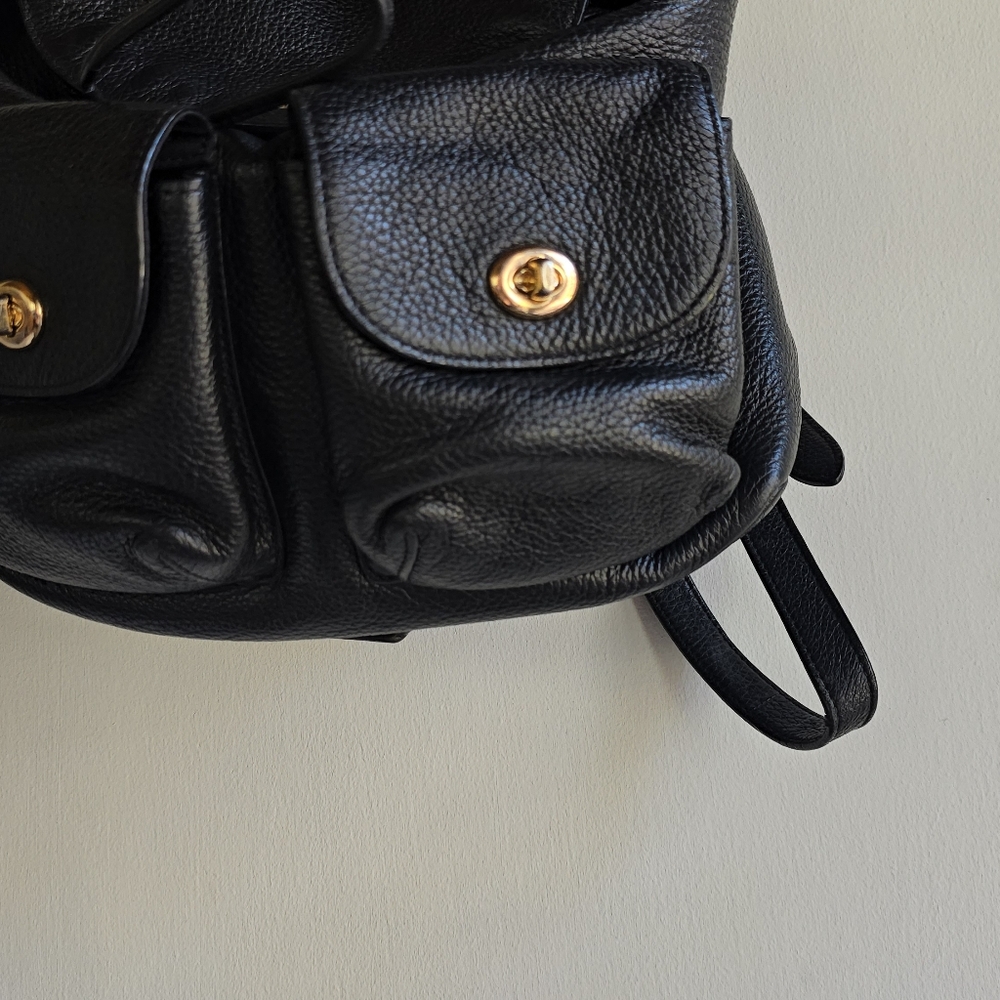 Coach Large Billy Leather Backpack - image 4